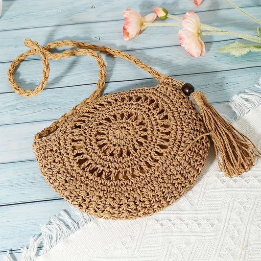 Boho Crochet Shoulder Bag