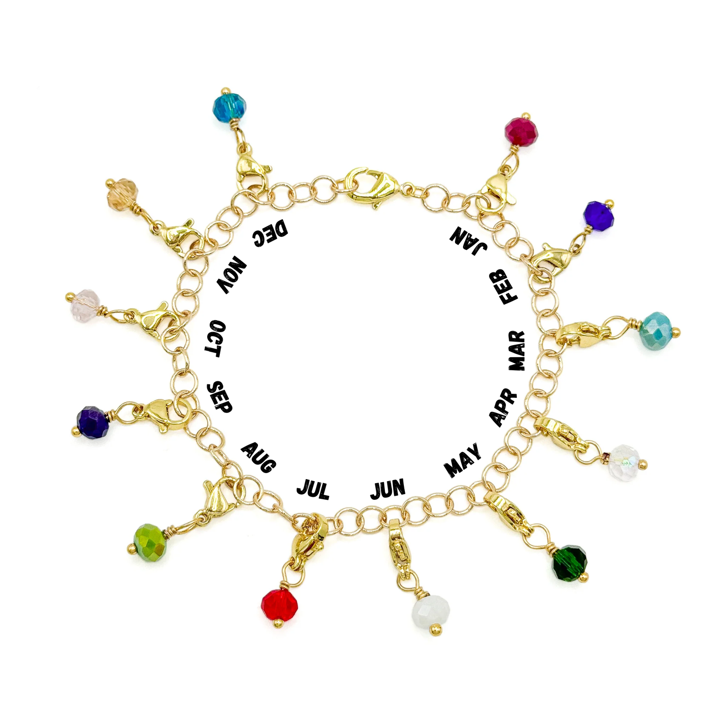 Familia Gold Birthstone Charms