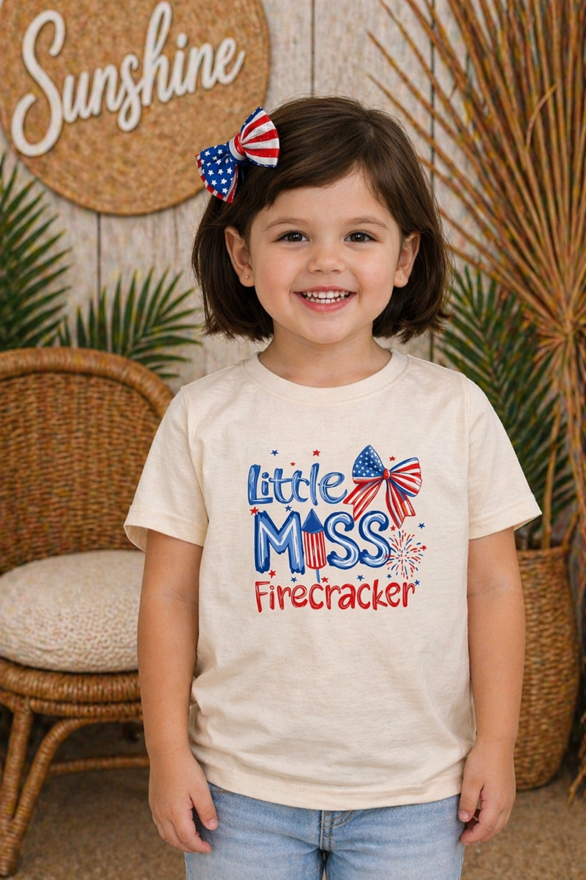 Little Miss Firecracker Tee