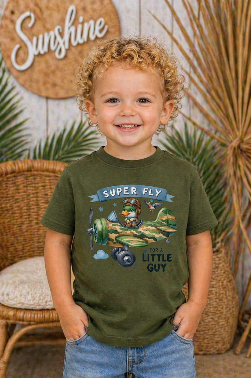 "Super Fly For a Little Guy" Tee