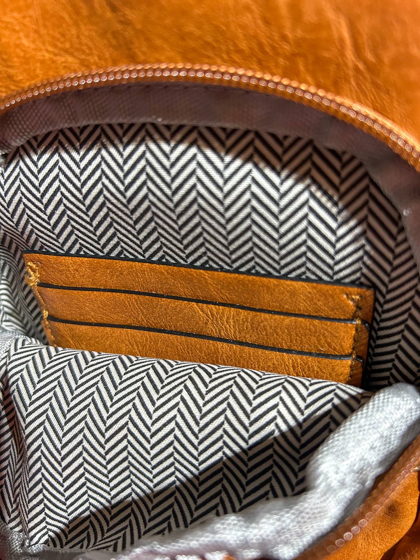Softest Vegan Leather Sling Crossbody Bag: Ivory