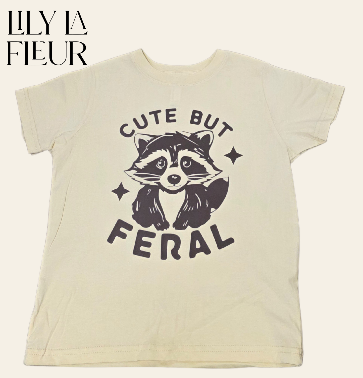 "CUTE BUT FERAL" Childrens Tee