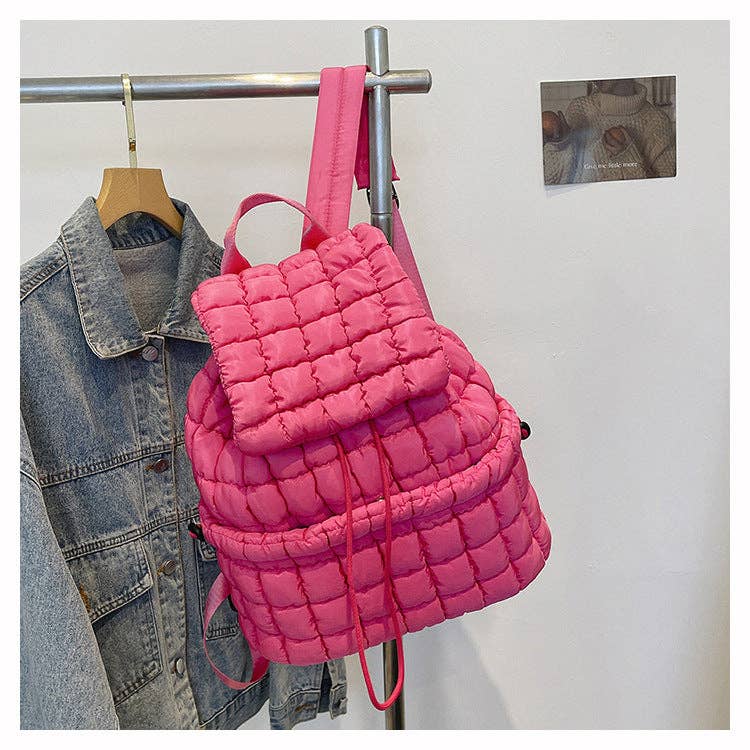 Cloud-Quilt Puffer Backpack