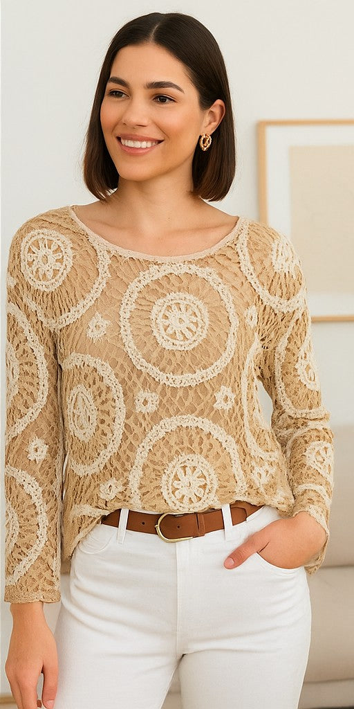 Crochet Medallion Top