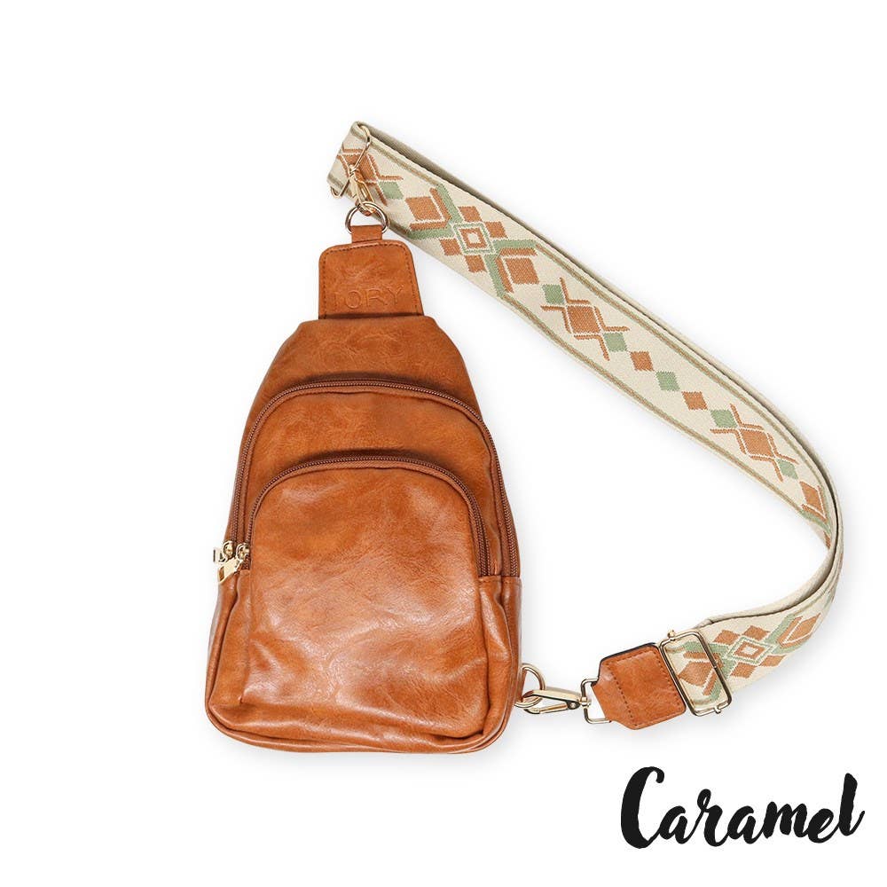 Sling Cross Body Bag | Rebeca Caramel