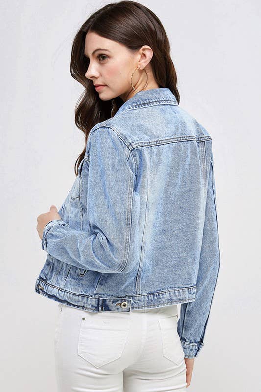 Blue Age Light-Washed Denim Jacket