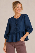 Take a bow peplum top