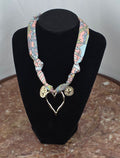 Bohemian Scarf Charm Necklace