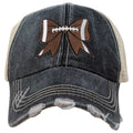 Football Bow Patch Trucker Hat