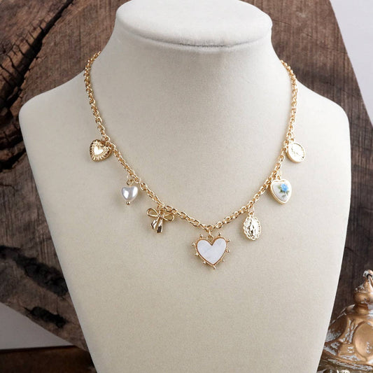 Keepsake Hearts – Multi-Charm Necklace