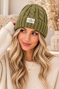 Cozy In Love Cable Knit Beanie