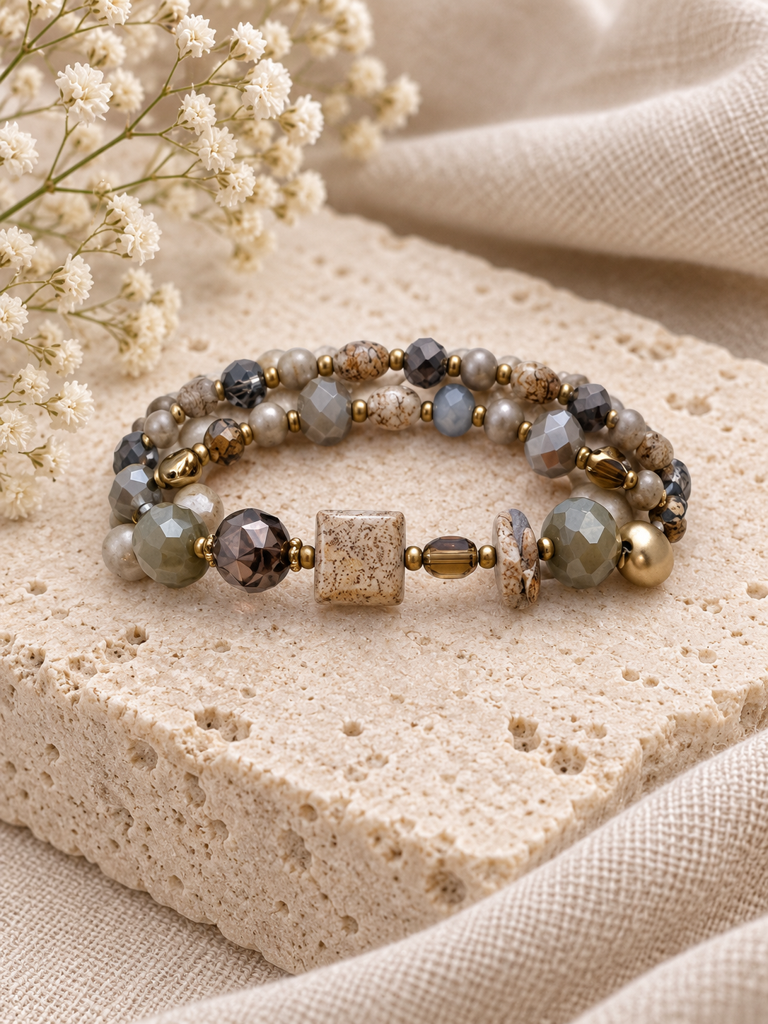 Desert Champagne Bracelet Stack