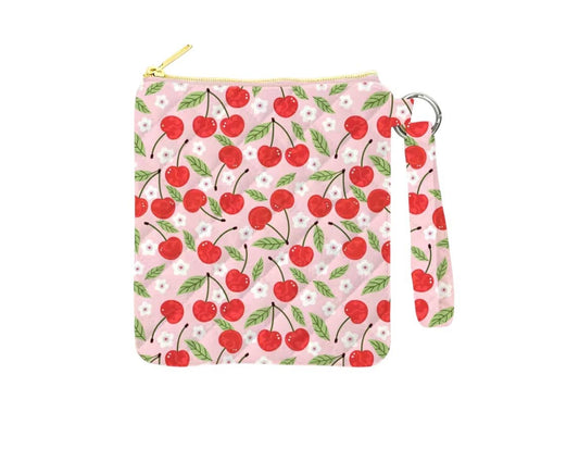 Quilted E-Reader Pouch - Cherries