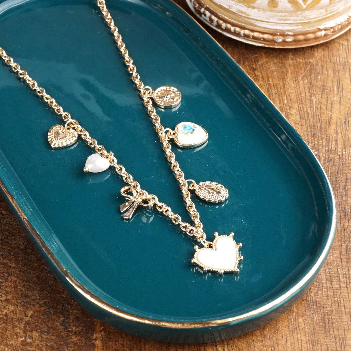 Keepsake Hearts – Multi-Charm Necklace