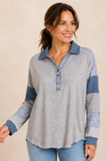 Coastal Charm Terry Pullover