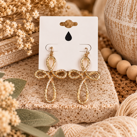 Everlasting Grace Cross Earrings