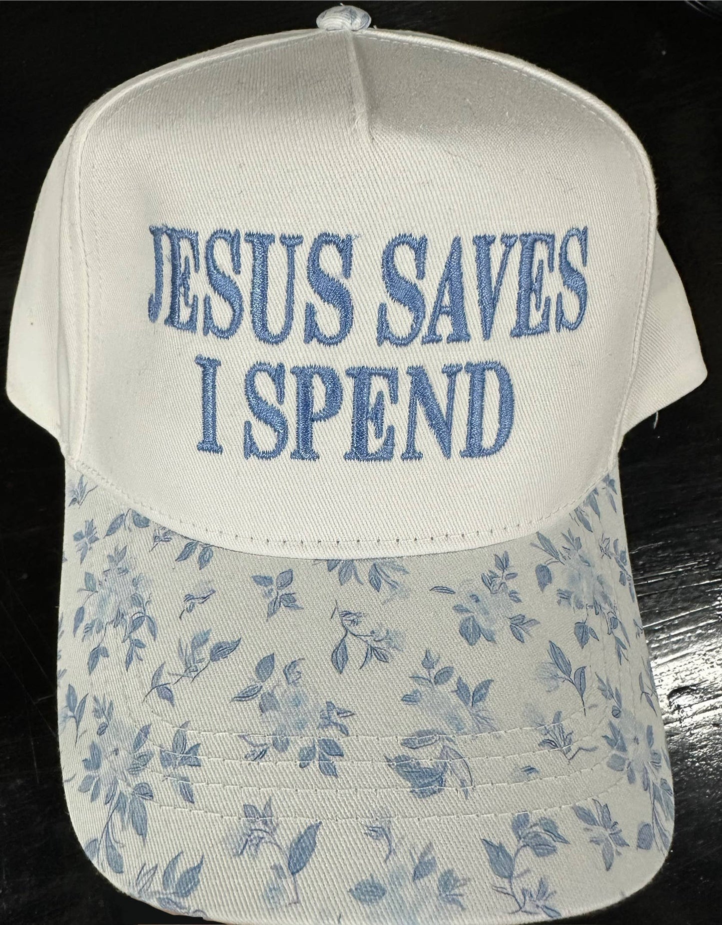 JESUS SAVES I SPEND Hat