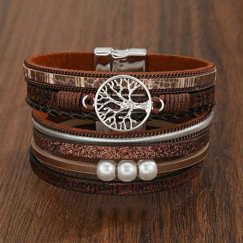 Tree Of Life Pearl Women's Bracelet