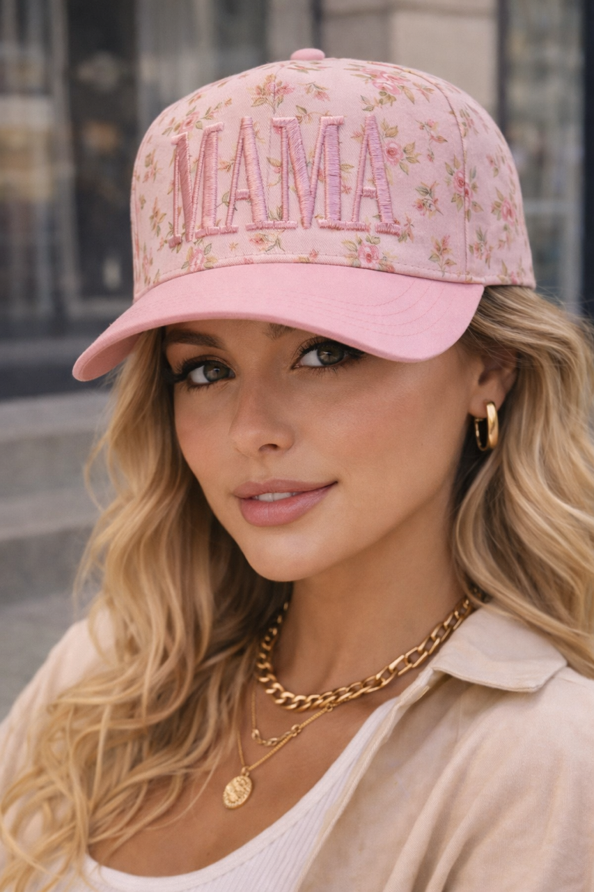 MAMA Floral Hat