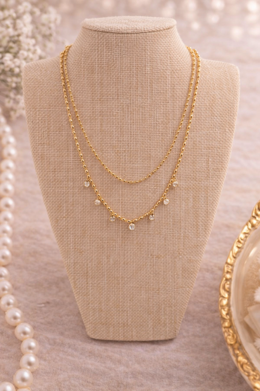 Layered CZ Necklace