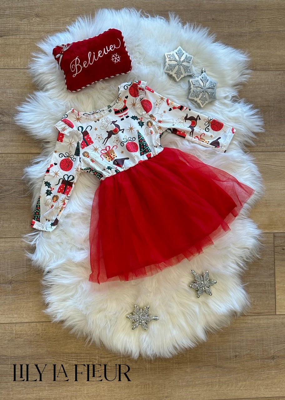 Christmas Tulle Tutu Dress