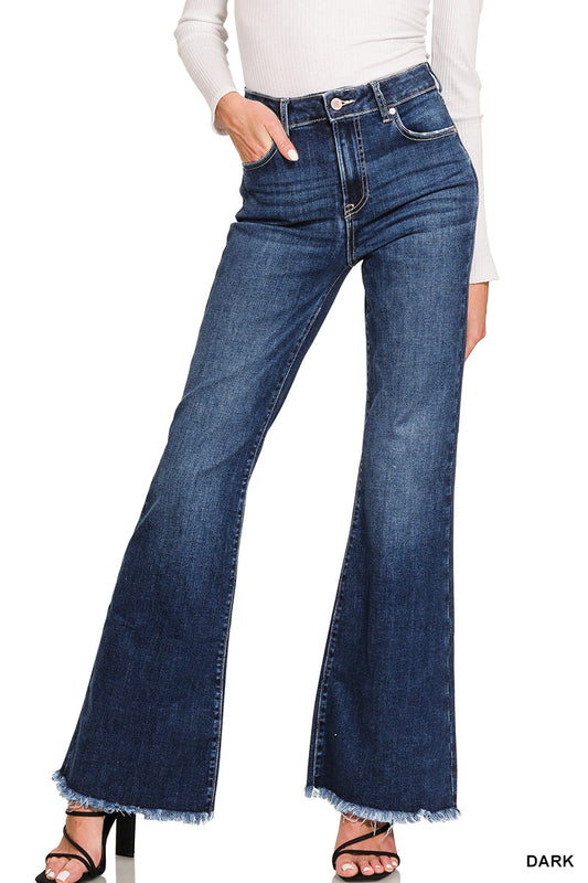 Zenana high rise bell bottom jeans