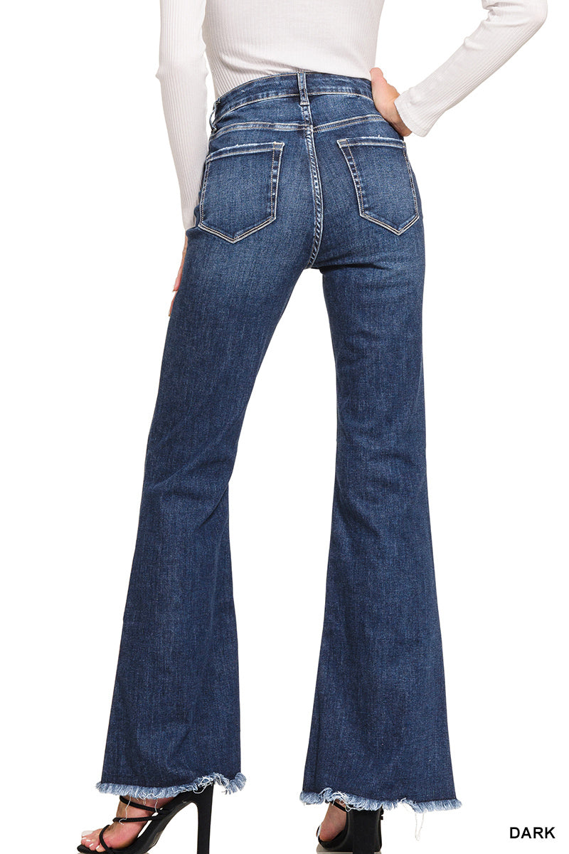 Zenana high rise bell bottom jeans