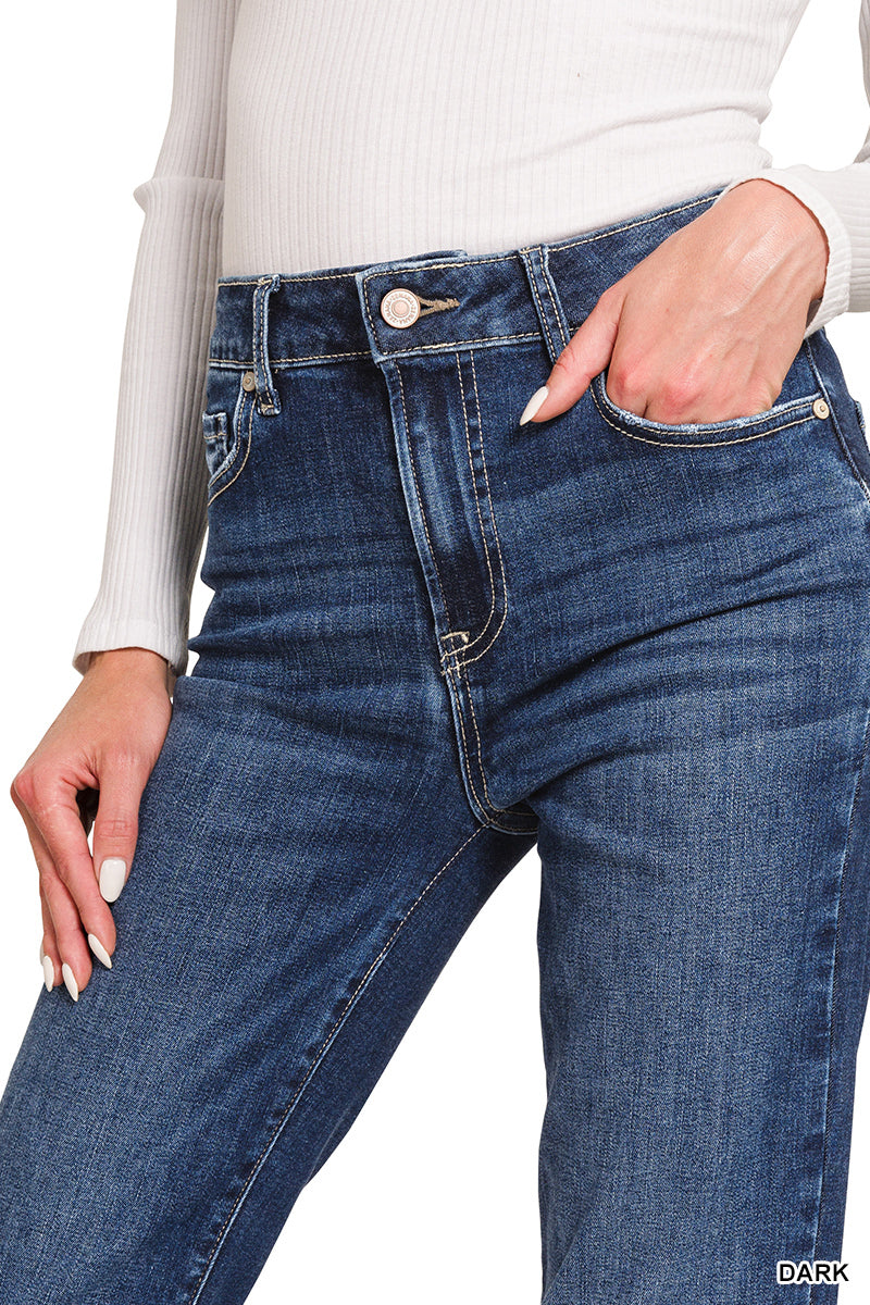 Zenana high rise bell bottom jeans