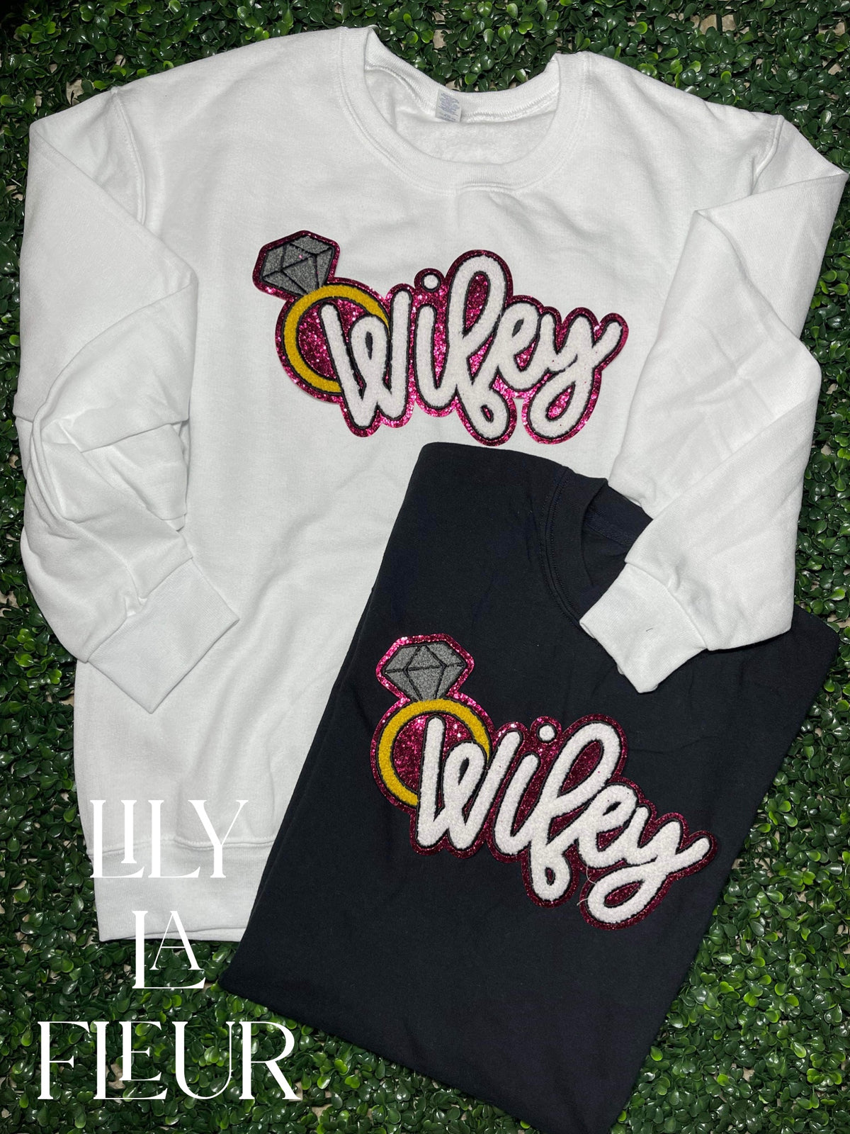 “WIFEY” Chenille Patch Crew