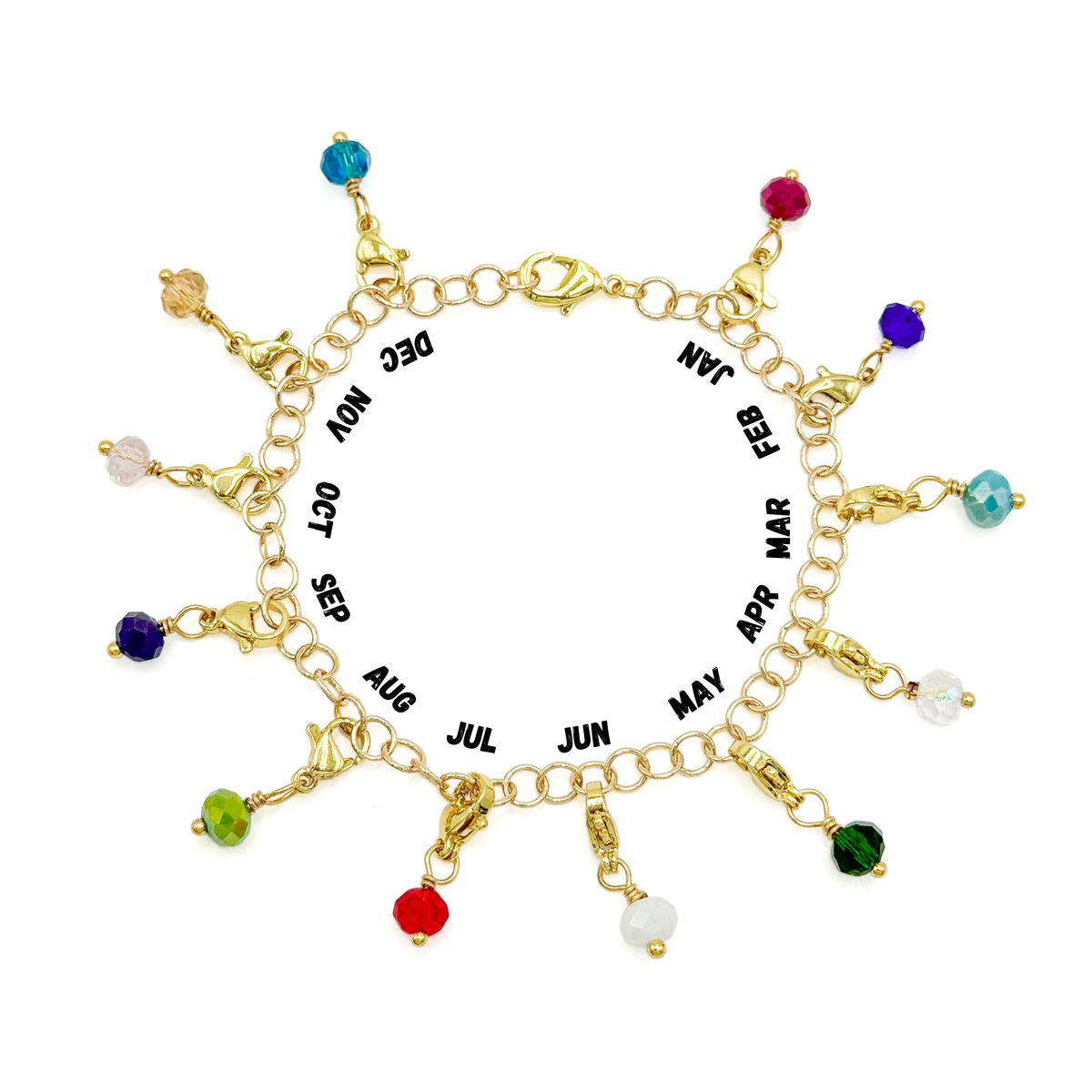 Familia Gold Birthstone Charms