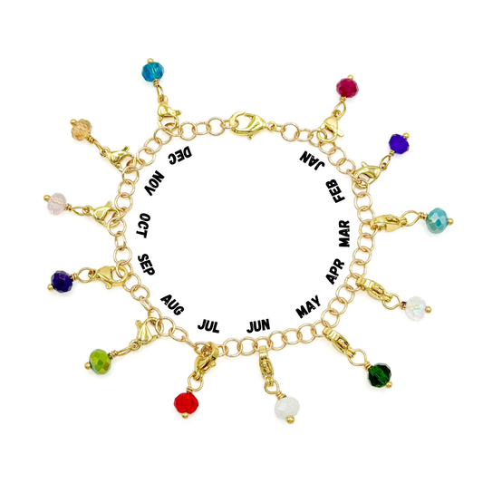 Familia Gold Birthstone Charms