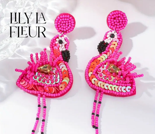 Flamingo Earrings