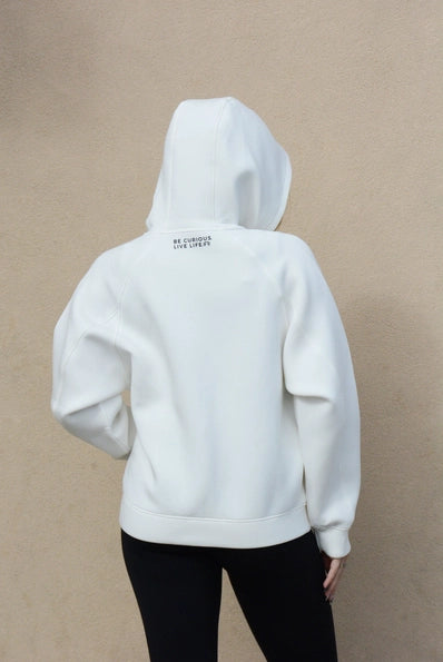 Hooded 2-Way Zip Sweatshirt