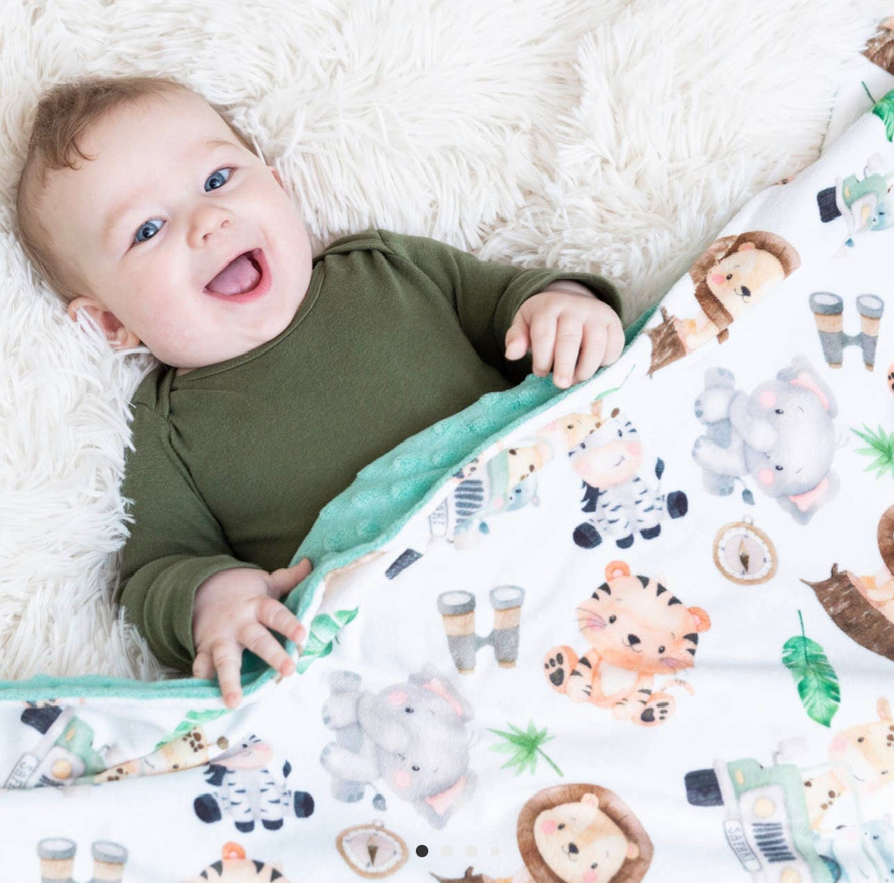 Premium Baby & Toddler Minky Blanket - 7 Styles