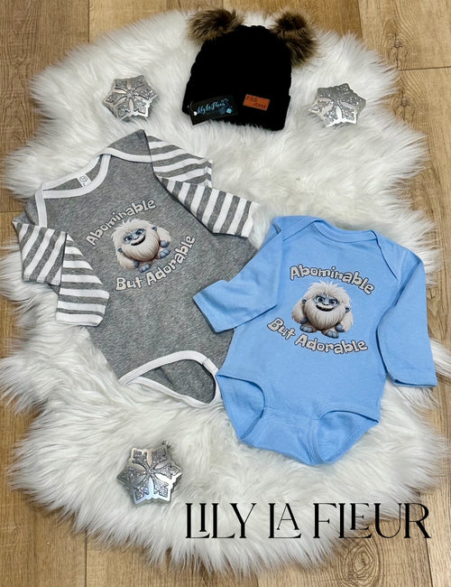 "ABOMINABLE BUT ADORABLE" Long-Sleeve Tee - Child