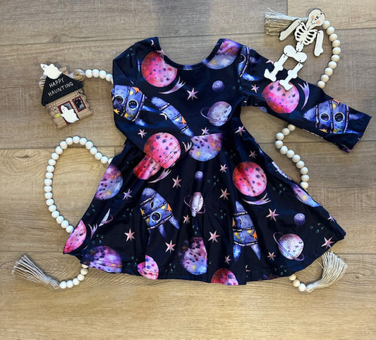 Girls Space Dust Dress