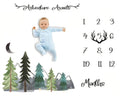 Monthly Milestone Blanket - Woodland