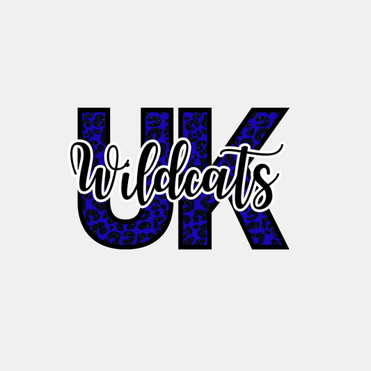 Cheetah Print UK Wildcats Graphic Tee - Children