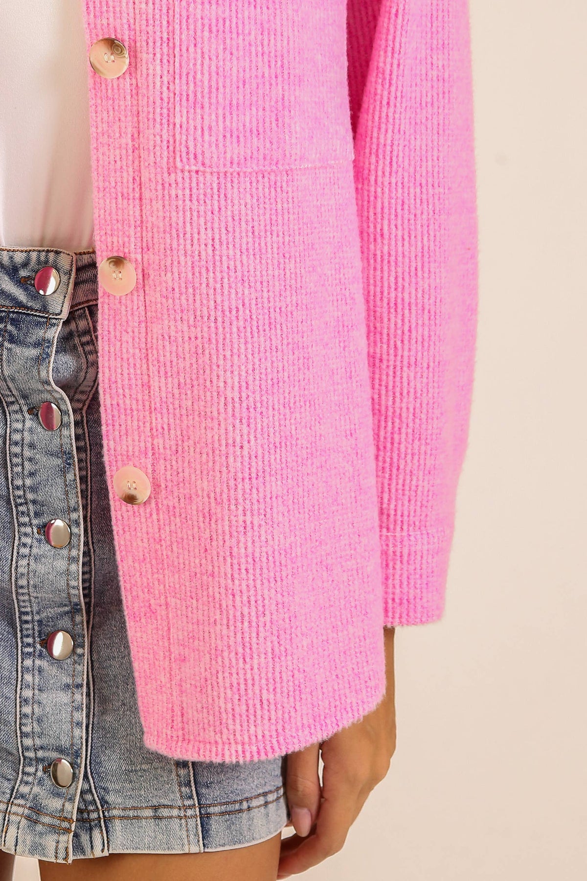 Cozy Crush Waffle Knit Shacket