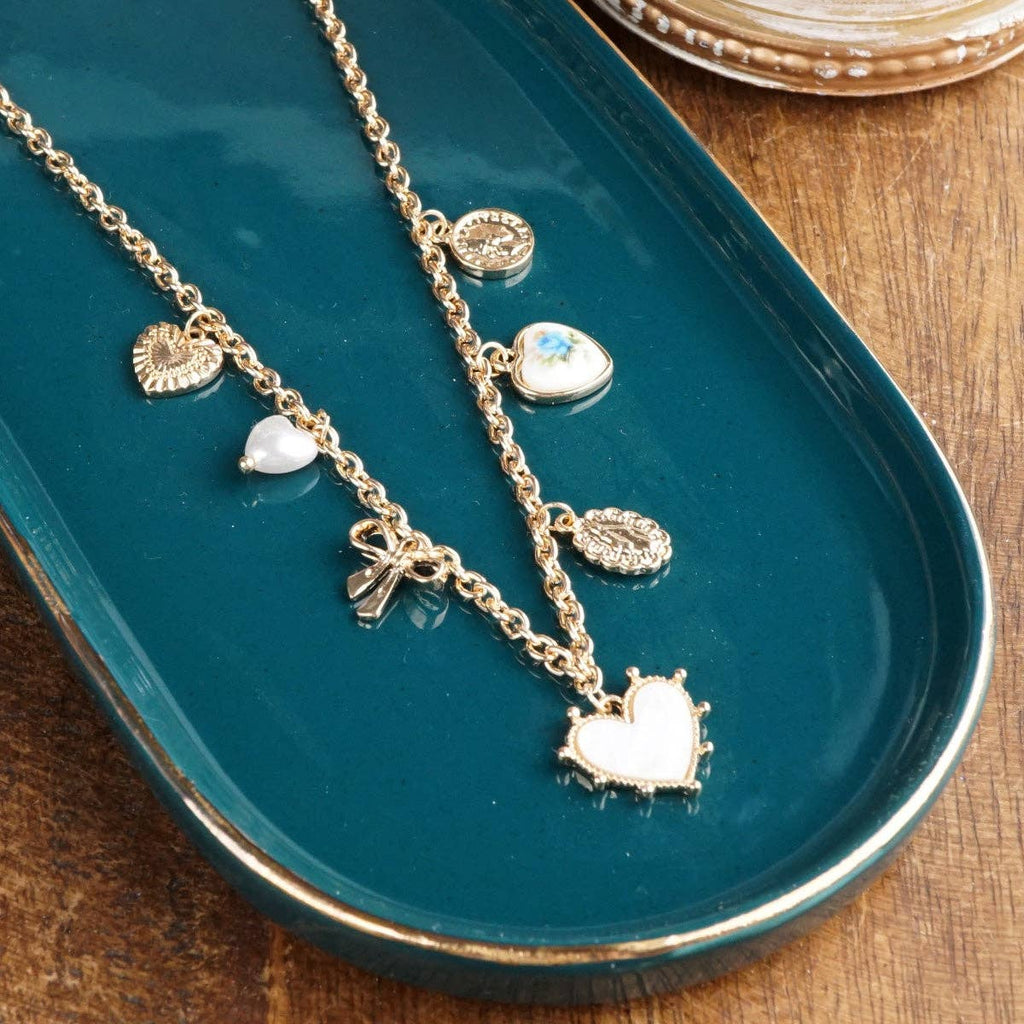 Keepsake Hearts – Multi-Charm Necklace