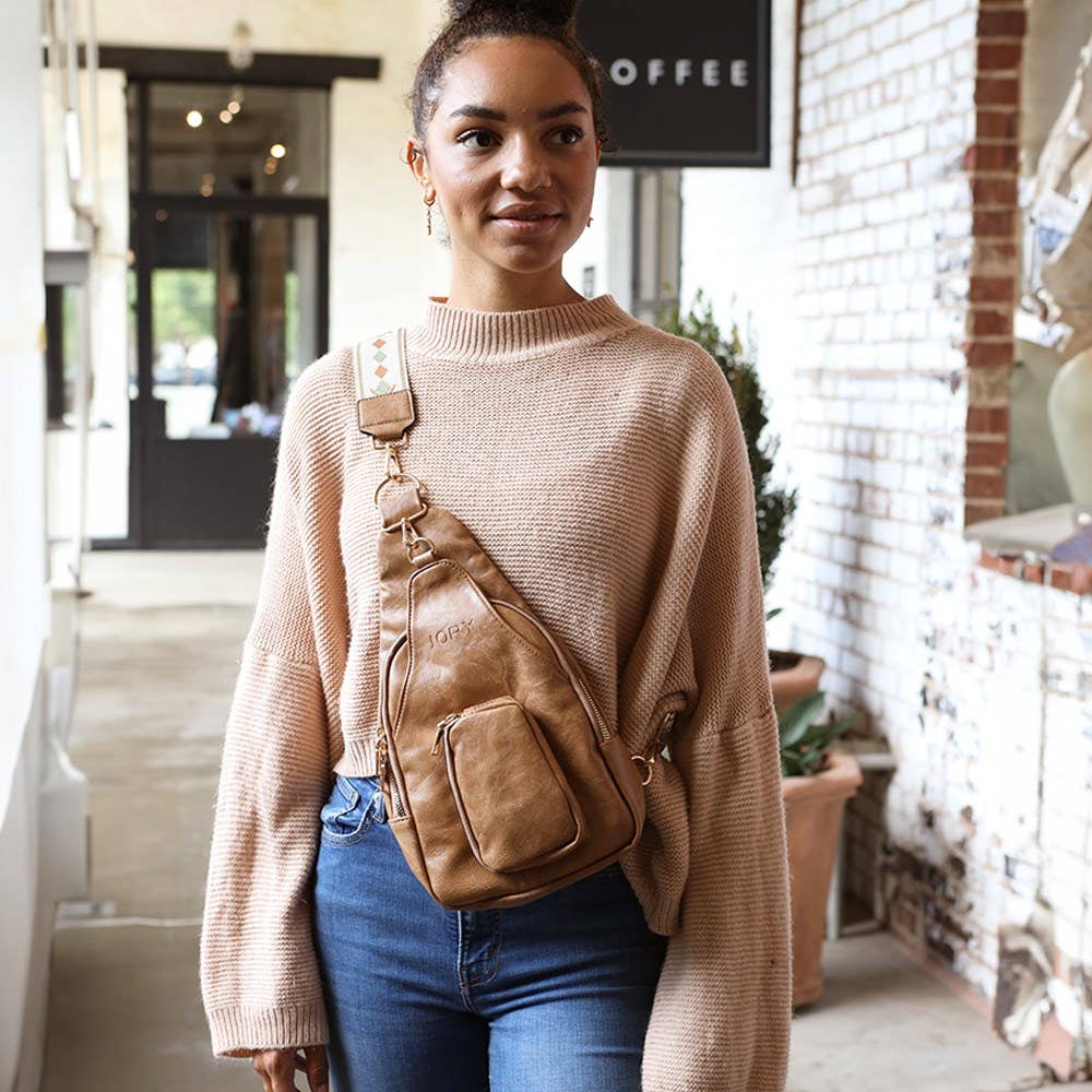 Travel Sling Cross Body Bag | Hailey Sand