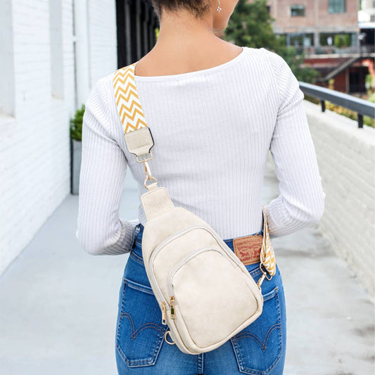 Sling Cross Body Bag | Rebeca Ivory