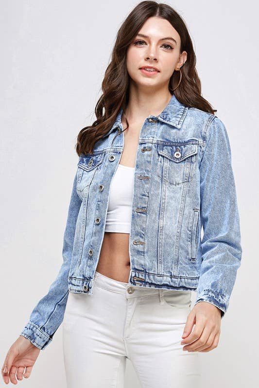 Blue Age Light-Washed Denim Jacket