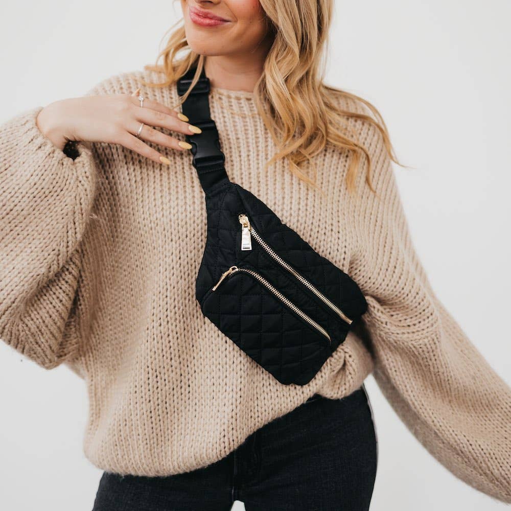 Stevie Sling Bag: Black